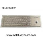 PS2 USB IP65 Industrial PC Keyboard , Stock Trading 25mm Laser Trackball Keyboard for sale