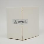 Matte Silver Polyester Proof Tamper Evident Void Security Seal Label Sticker