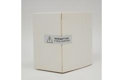 China Matte Silver Polyester Proof Tamper Evident Void Security Seal Label Sticker supplier
