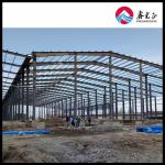 Cladding and Earthquake Against 7-9 Grade prefabricated metal warehouse with Sandwich Panel steel Sheet for sale
