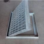 Metal Materials Construction Structer Serrated Hot Dip Galvanized Grating Trench Cover Flat Bar 13mm Thickness for sale