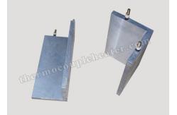 China Plastics Processing L Shaped Square Cast In Barrel Heaters With Nickel Chrome Wire supplier