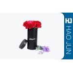 Luxury Cardboard Flower Boxes Long Tube Handmade With Hot Stamping for sale