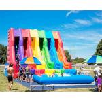 Commercial Kids Inflatable Water Slide Playground Jumping Bouncer for sale
