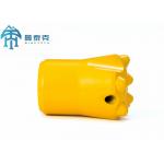 Yellow Colour Tapered Button Bit 40mm Diameter Underground Mining Tool for sale