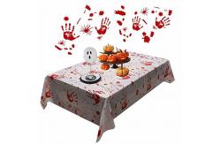 China Offset Printing Plain Dyed Halloween Table Cover 54*108'' supplier