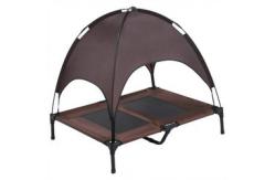 China SGS Elevated Pet Cot With Canopy 7 Inches 190T PU Cooling supplier