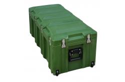 China Rolling Plastic Rotomolded Tool Box 1100mm For Camera Drone Gun supplier