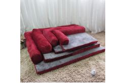 China Plush Suede Comfy Couch Best Big Dog Beds With Removable Washable Cover supplier