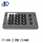 Excellent Tactile Feel Backlit Metal Keypad , Weatherproof Keypad Customizable Key Layout for sale