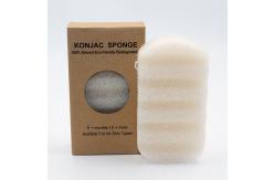 China 11g Konjac Wave Cleansing Sponge Skin Exfoliating Shower Sponge For Rosacea supplier