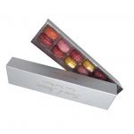 Gold Stamping Cardboard Macaron Paper Gift Box Packaging 6pcs With Lid for sale