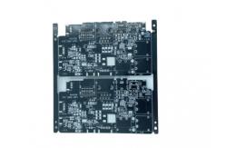 China 0.2mm Multi Layered PCB With Black Silkscreen And Green Solder Mask supplier