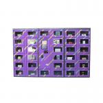 Credit Card Operated Vending Locker With Touch Screen Transparent Doors for sale