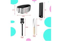 China ODM Available Arc Shaped Garlic Press Sanding Surface Ergonomic supplier