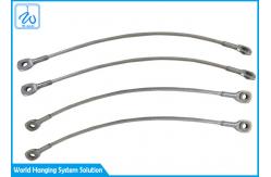 China High Tension Plastic Coated 3.0 Mm Wire Rope Assembly By Swage Eye supplier