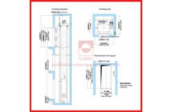 China Durable Stainless Steel Home Passenger Home Elevator With Vvvf Machine Room supplier