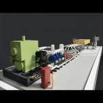 SGS ROHS Production Line Model Architecture Scale Model 1/30 Liquid Cooling And Recycling for sale