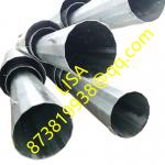 69KV 110FT Polygonal Galvanized Steel Transmission Pole with 4 Segments for sale