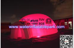 China Waterproof LED Inflatable Igloo Tent  , Lighting Inflatable Bar Tent supplier