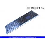 Dust-proof IP65 Industrial Keyboard With Touchpad Stainless Steel With 103 Keys