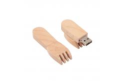 China Customized Logo Fork Shaped Wood USB Performance For PC Compatibility supplier
