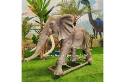 China Custom 3D Animal Models Realistic Animatronic Elephant For Exhibition supplier