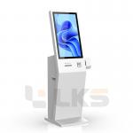 32 Inch Self Service Terminal Visitor Management Registration Machine Kiosk Inquiry Event Check In Ticket Kiosk for sale