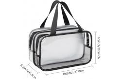 China Waterproof Lightweight Lager Capacity Soft Toiletry Bag With Handle supplier