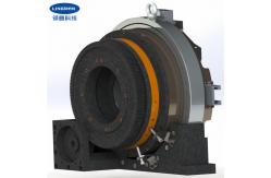 China Full Stroke Pneumatic Rotary Chuck CNC Power Chuck For Pipe Cutting Machine supplier