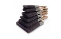 China Wooden Material Handle Industrial Paint Brushes  With Tin Plate Ferrule supplier