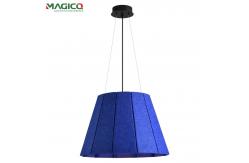 China Modern Polyester Fiber Lampshade Office Acoustic Sound-Absorbing PET Felt Handmade Chandelier supplier