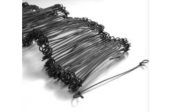 China Double Loops Iron Binding Wire Annealed 16 Gauge 6inch Length For Construction supplier