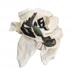 Lint Free Recycled Printed Cotton Wiping Rags for Marine Cleaning