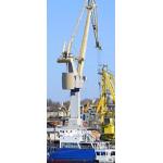 Span 3.2m~6.0m Marine Floating Dock Crane Heavy Lifting For Shipyard Port for sale