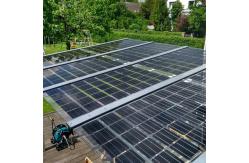 China No PID Shadow loss Transparent Solar Panels With High Temperature Performance supplier