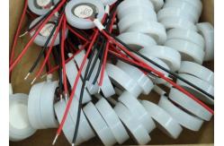 China Disk 20mm 1mhz 1.7mhz 2.4mhz Atomizing Transducer Piezo Ceramic supplier