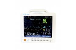 China Patient monitor machine human icu patient monitor with printer and trolley supplier
