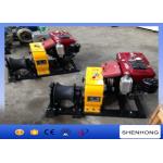 Wire Rope Pulling Diesel Cable Winch 10HP Rated Load Transmission Line Erection