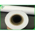 Uncoated High Whiteness Roll Cutting Plotter Paper For Advantising Material