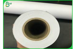 China Uncoated High Whiteness Roll Cutting Plotter Paper For Advantising Material supplier