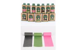 China OEM ODM Biodegradable Dog Poop Bag 8 Rolls Pack With Dispenser supplier