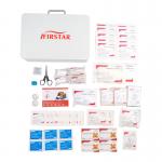 Portable Outdoor Metal Medical First Aid Kit Boxes With Hasp Lock for sale