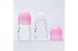 China Clear Transparent Empty Glass Rollerball Bottles With Plastic Roller Ball supplier