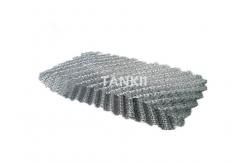 China Knitted Stainless Steel Wire Mesh Braided Material High Temperature Resistant supplier