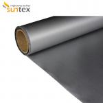 C Glass Polyurethane PU Coated Glass Fabrics For Welding Blanket for sale
