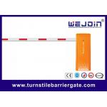 DC 24V Motor Car Park Barrier Gate With 6m Straight Arm For Parking Lots for sale