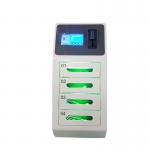 4 Door Secure Locker Cell Phone Charging Stations for Airport with Coin Acceptor and Credit Card Reader for sale