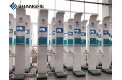 China Height / Weighing Scale Used In Hospitals , Automatic Blood Pressure Monitoring Machine supplier