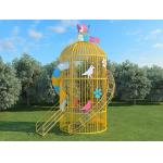 Large Steel Frame Slide Playground Garden Park Swing Slide Climbing Frame 300kg for sale
